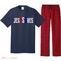 Jesus Saves USA  Pajama Set thumb 0