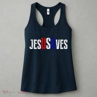 Jesus Saves USA  Women's Tank Top thumb 3