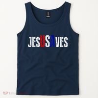 Jesus Saves USA  Tank Top thumb 2
