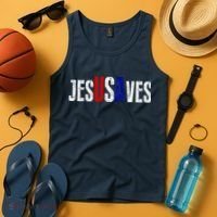 Jesus Saves USA  Tank Top thumb 4