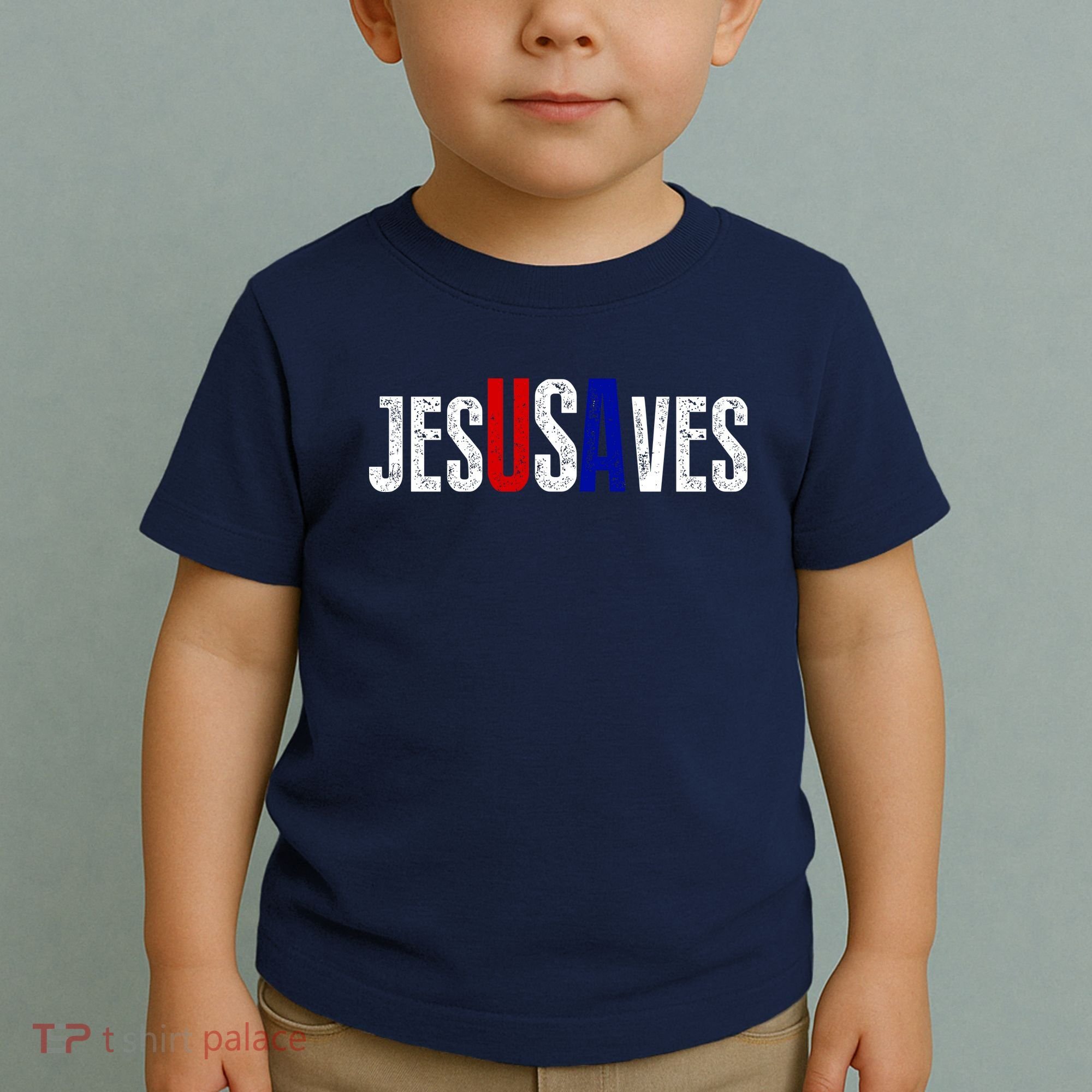 Jesus Saves USA  Toddler T-Shirt