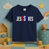Jesus Saves USA  Toddler T-Shirt thumb 3