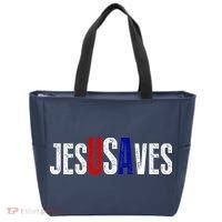 Jesus Saves USA  Tote Bag thumb 0