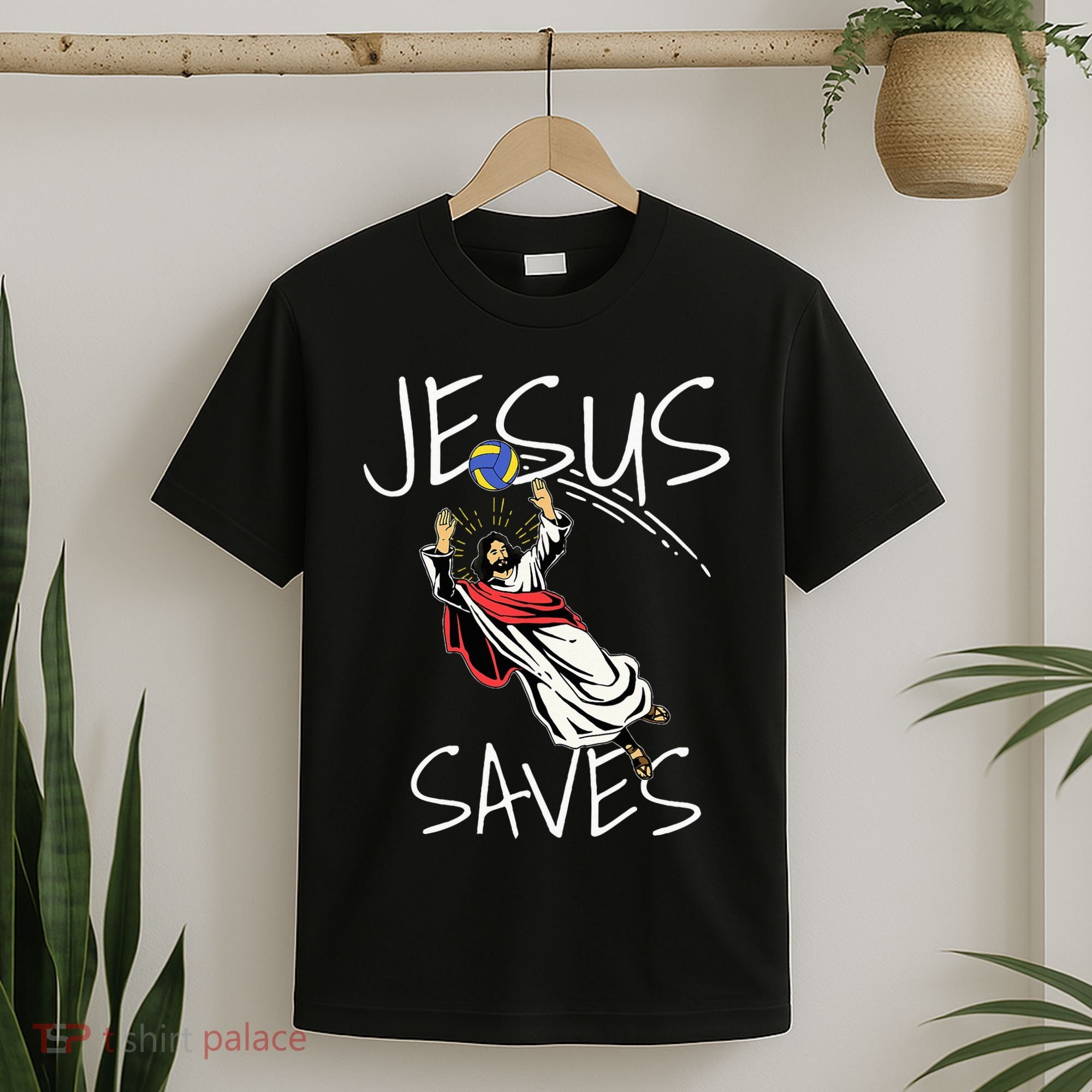 Jesus Saves Volleyball Gift Volleyball Team T-Shirt