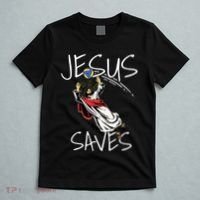 Jesus Saves Volleyball Gift Volleyball Team T-Shirt thumb 5