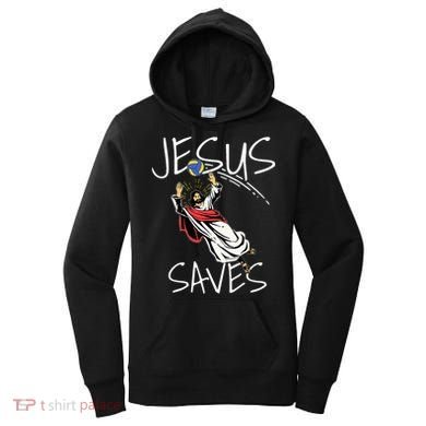 Jesus Saves Volleyball Gift Volleyball Team Women's Hoodie