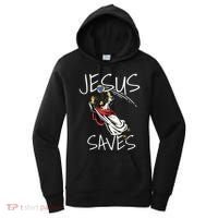 Jesus Saves Volleyball Gift Volleyball Team Women's Hoodie thumb 0