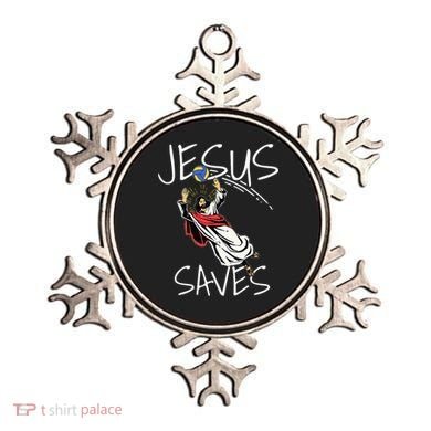 Jesus Saves Volleyball Gift Volleyball Team Ornament
