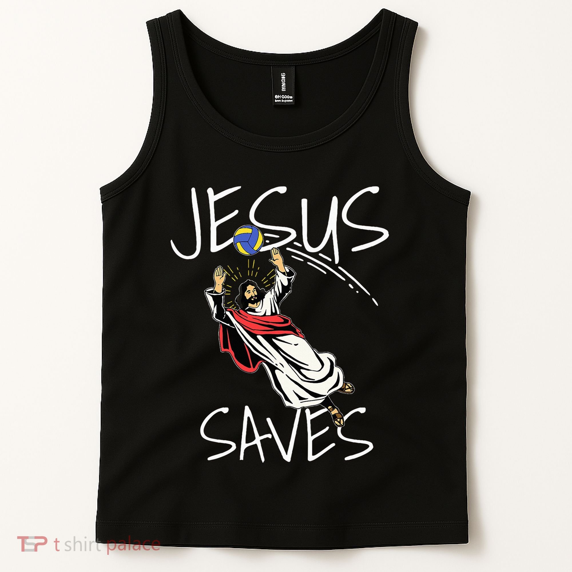 Jesus Saves Volleyball Gift Volleyball Team Tank Top