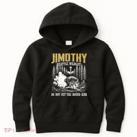 Jimothy Seattle Wildlife Do Not Pet The Round King Kids Hoodie thumb 0