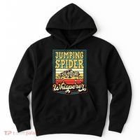 Jumping Spider Whisperer Funny Pet Jumping Spider Meme Hoodie thumb 0