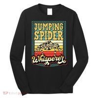 Jumping Spider Whisperer Funny Pet Jumping Spider Meme Long Sleeve Shirt thumb 0