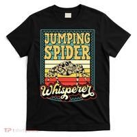 Jumping Spider Whisperer Funny Pet Jumping Spider Meme T-Shirt thumb 0