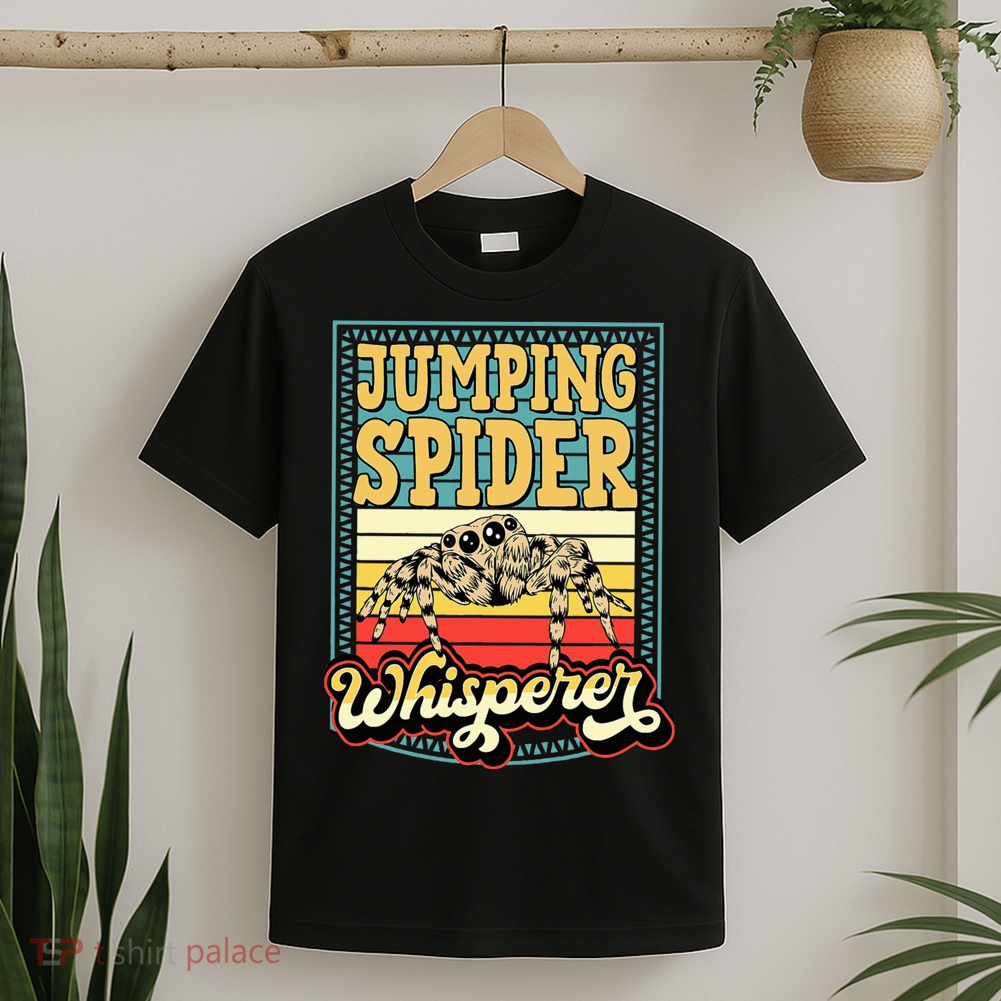 Jumping Spider Whisperer Funny Pet Jumping Spider Meme T-Shirt