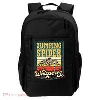 Jumping Spider Whisperer Funny Pet Jumping Spider Meme Backpack thumb 0