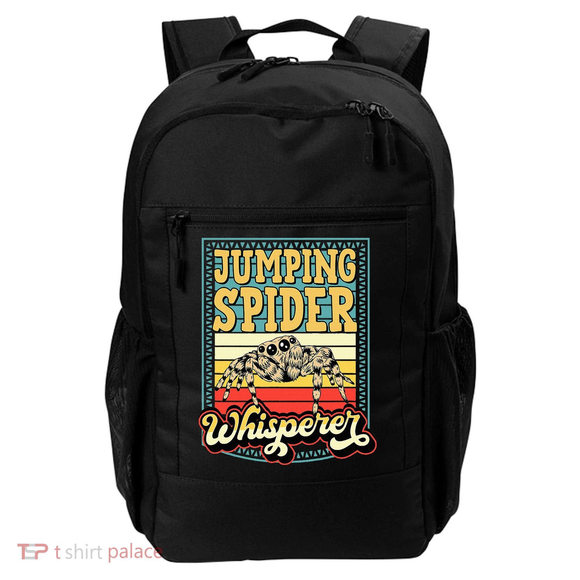 Jumping Spider Whisperer Funny Pet Jumping Spider Meme Backpack