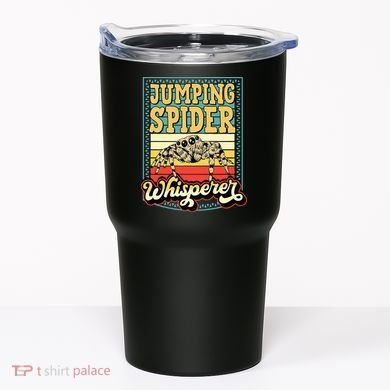 Jumping Spider Whisperer Funny Pet Jumping Spider Meme Tumbler