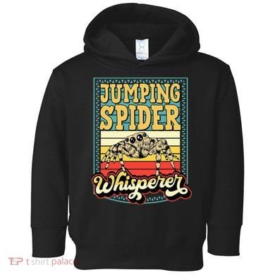 Jumping Spider Whisperer Funny Pet Jumping Spider Meme Toddler Hoodie