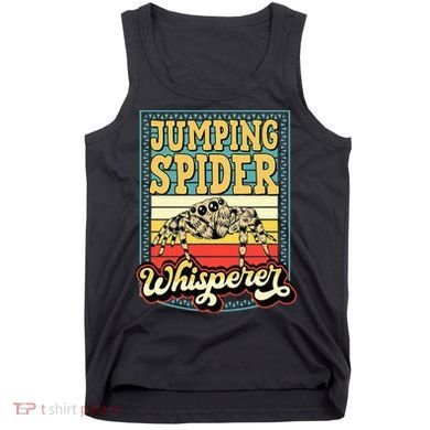Jumping Spider Whisperer Funny Pet Jumping Spider Meme Tank Top