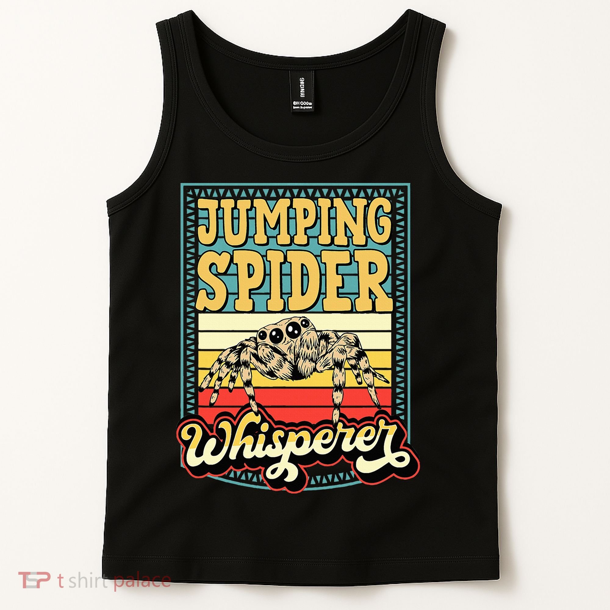 Jumping Spider Whisperer Funny Pet Jumping Spider Meme Tank Top
