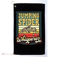 Jumping Spider Whisperer Funny Pet Jumping Spider Meme Golf Towel thumb 0