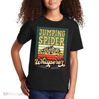 Jumping Spider Whisperer Funny Pet Jumping Spider Meme Kids T-Shirt thumb 2