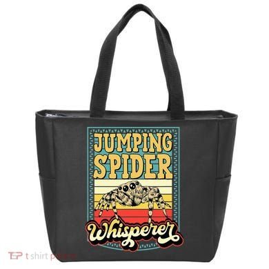 Jumping Spider Whisperer Funny Pet Jumping Spider Meme Tote Bag
