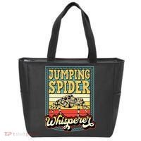 Jumping Spider Whisperer Funny Pet Jumping Spider Meme Tote Bag thumb 0