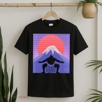 Japanese Sumo Wrestler In Mawashi Japan Mt. Fuji Aesthetic T-Shirt thumb 2