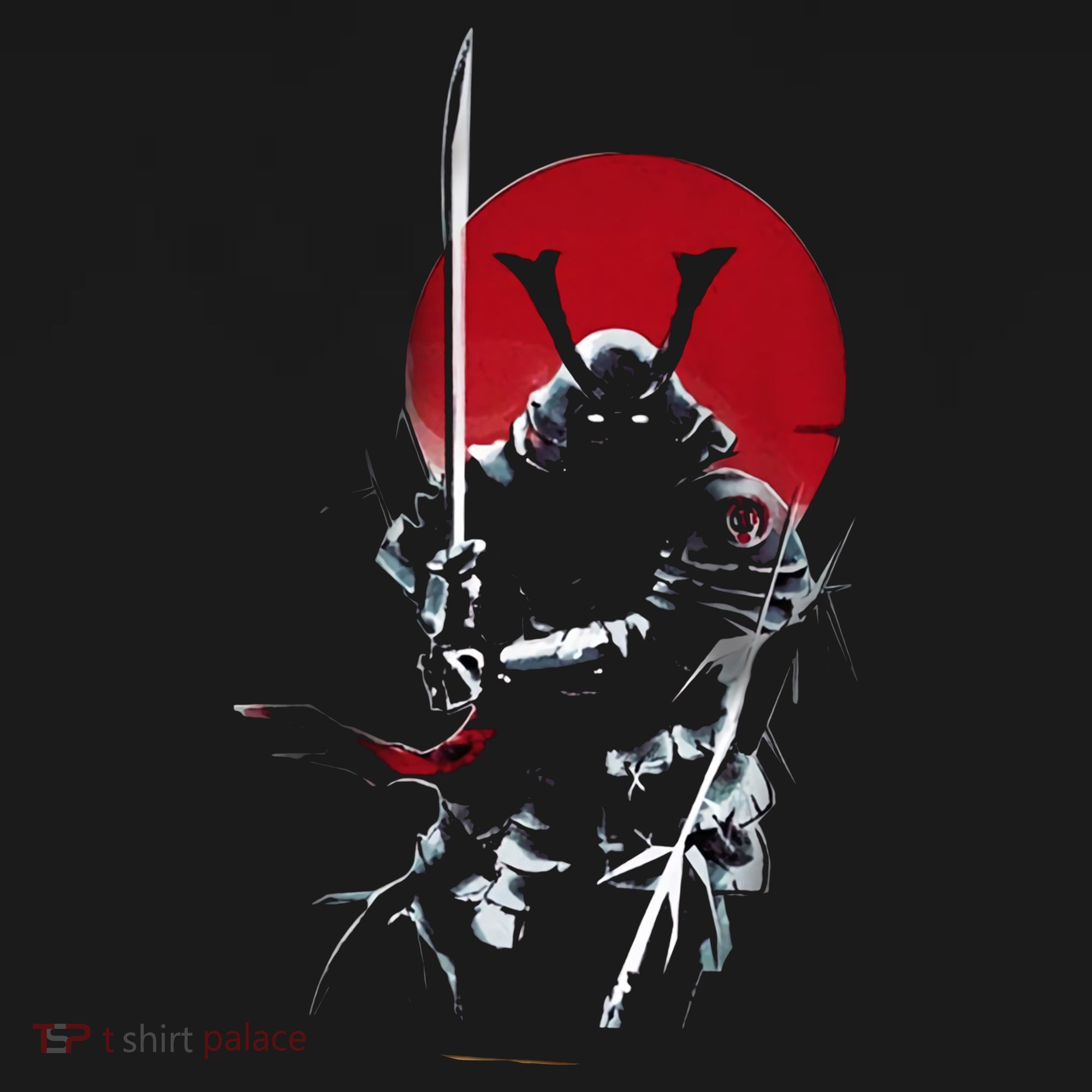 Japanese Samurai Warrior Lover Cooling Performance Crew T-Shirt