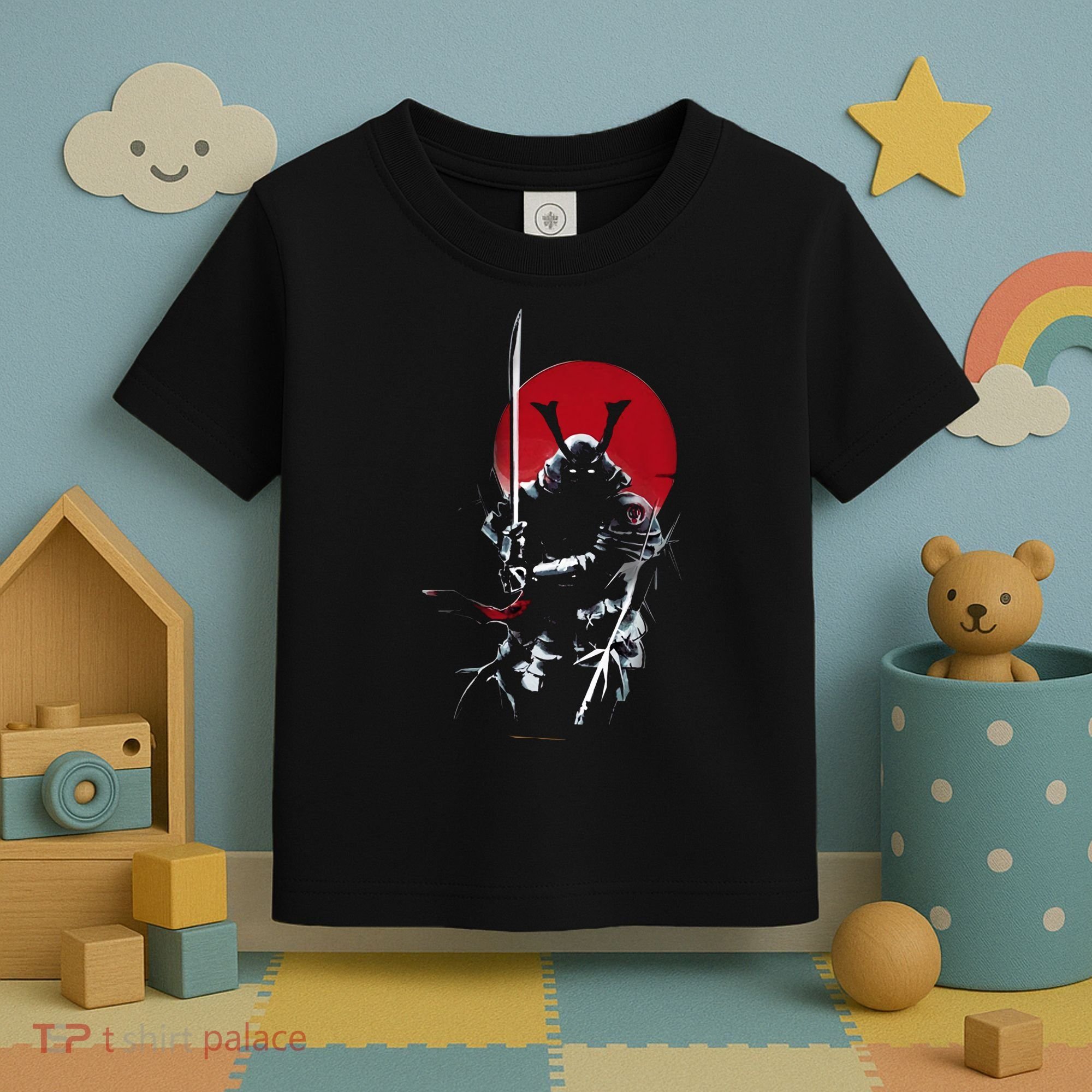Japanese Samurai Warrior Lover Toddler T-Shirt
