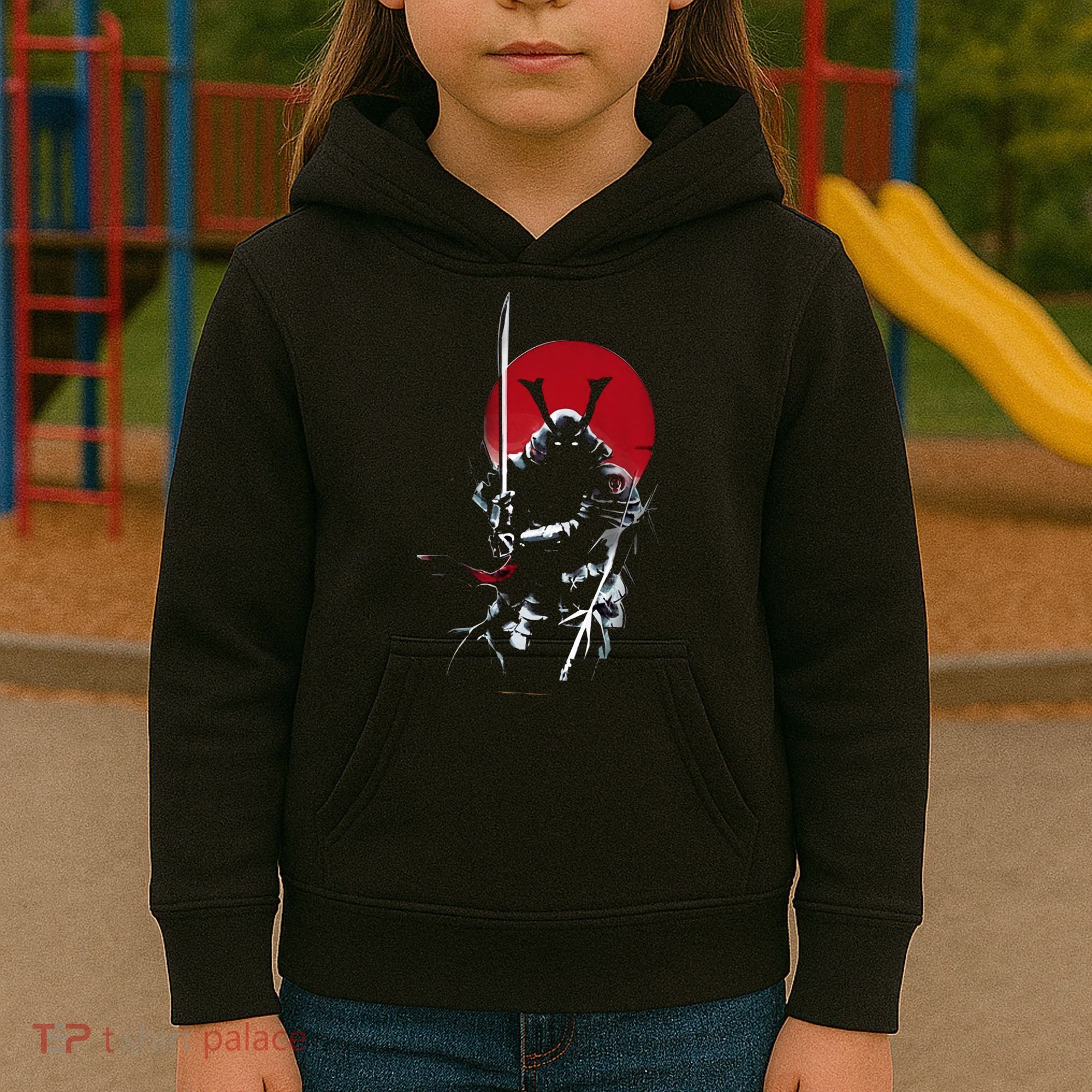 Japanese Samurai Warrior Lover Kids Hoodie