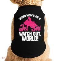Jet Skiing When Mom’S On A Jet Ski Watch Out Mother’S Day Gift Doggie Tank thumb 0