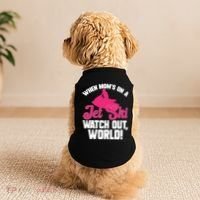 Jet Skiing When Mom’S On A Jet Ski Watch Out Mother’S Day Gift Doggie Tank thumb 2