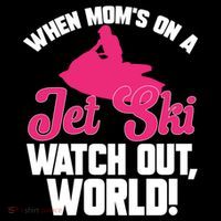 Jet Skiing When Mom’S On A Jet Ski Watch Out Mother’S Day Gift Coffee Mug thumb 5