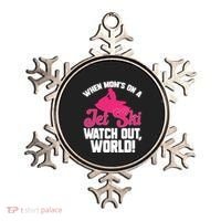Jet Skiing When Mom’S On A Jet Ski Watch Out Mother’S Day Gift Ornament thumb 0