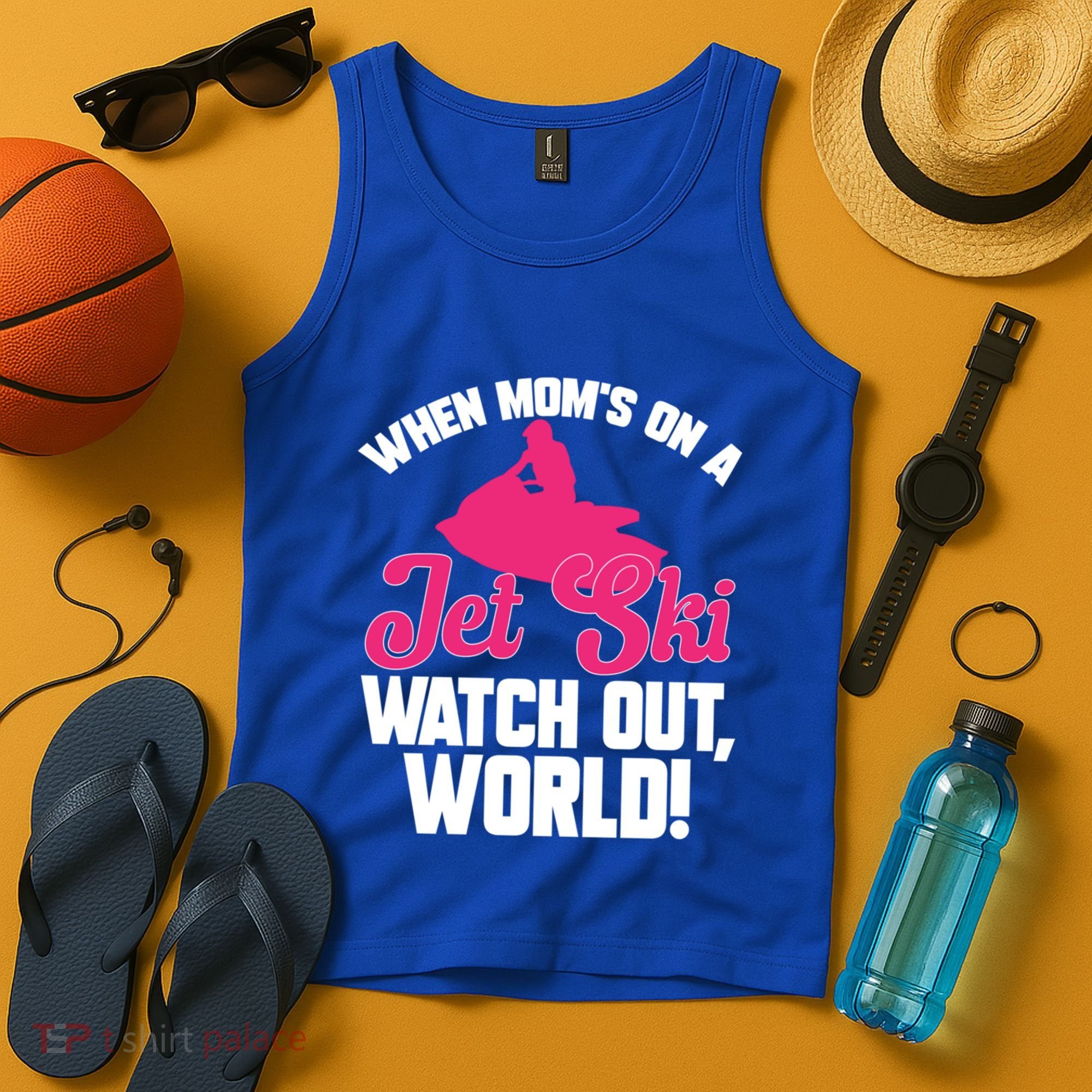 Jet Skiing When Mom’S On A Jet Ski Watch Out Mother’S Day Gift Tank Top