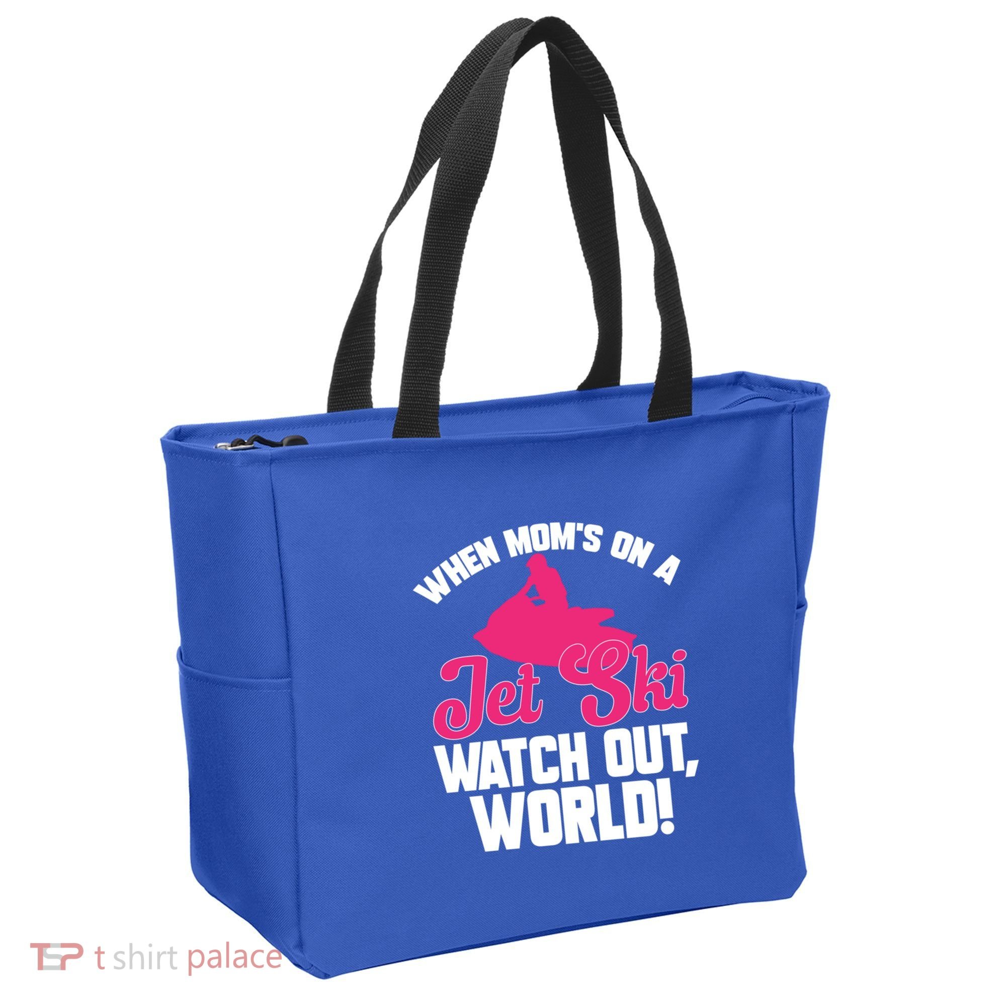 Jet Skiing When Mom’S On A Jet Ski Watch Out Mother’S Day Gift Tote Bag