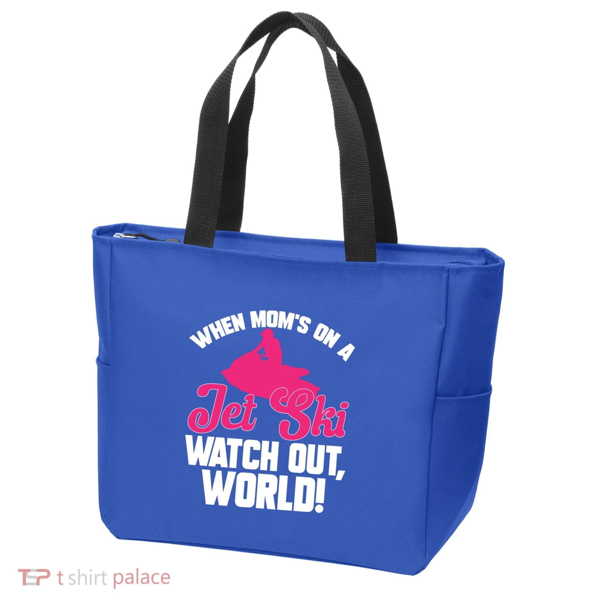 Jet Skiing When Mom’S On A Jet Ski Watch Out Mother’S Day Gift Tote Bag