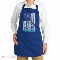 Jet Skiing Water Ski Athletic Usa American Flag Gift Apron thumb 2