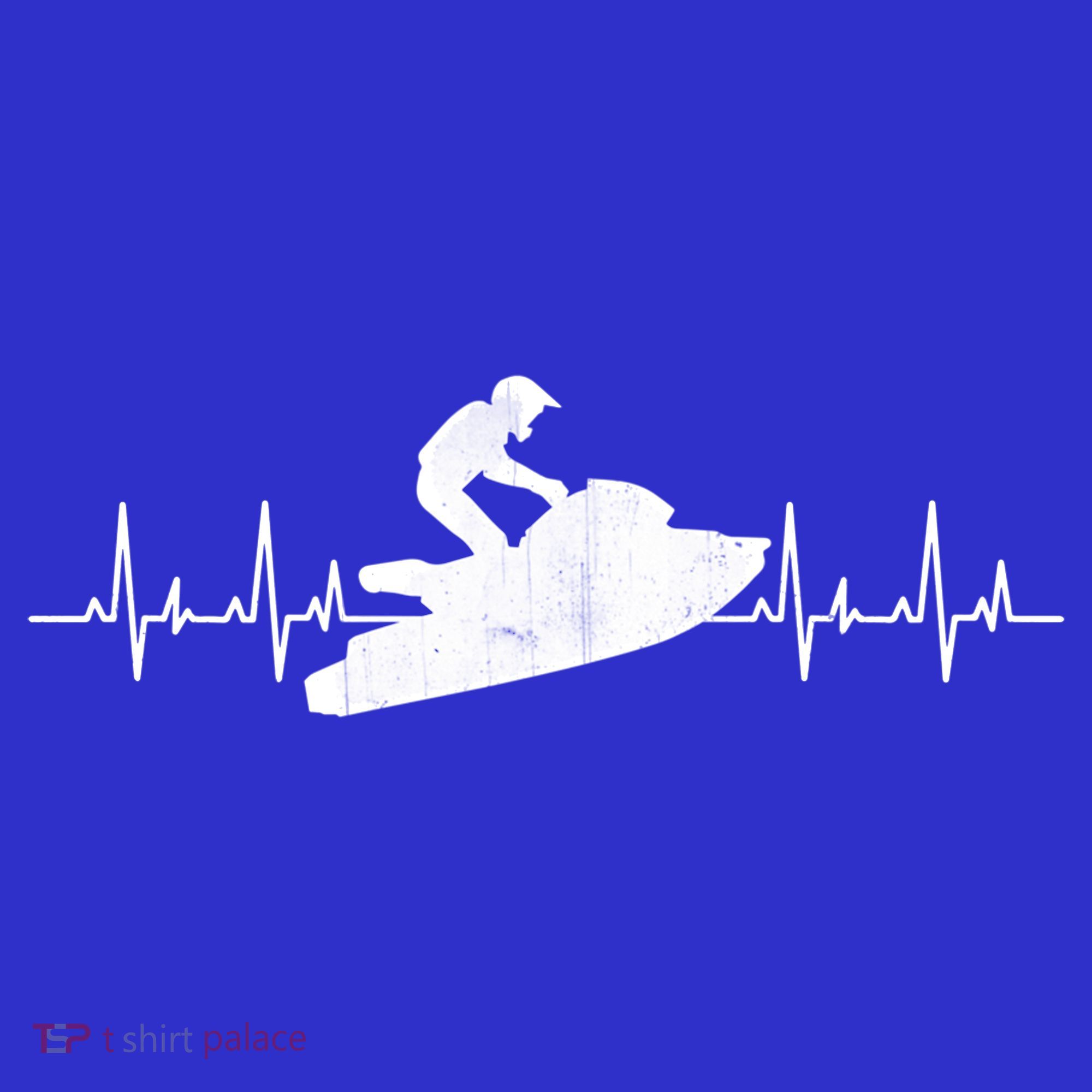 Jet Ski Water Skier Heartbeat Stand Up Racing Jet Ski Lover Gift Women's Tank Top