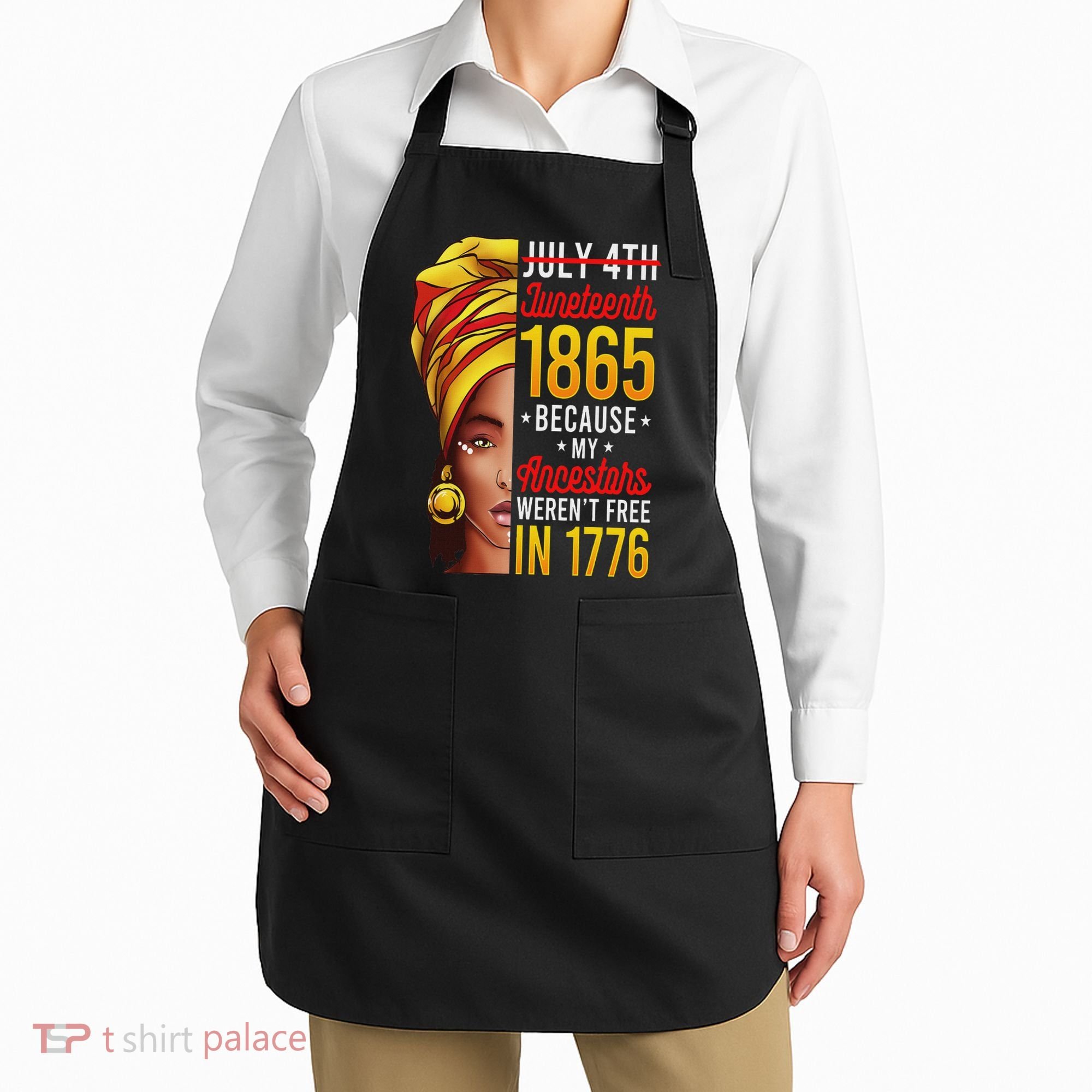 Junenth S Women Junenth African American Apron