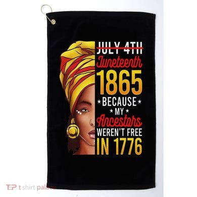 Junenth S Women Junenth African American Golf Towel