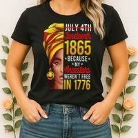 Junenth S Women Junenth African American Women's T-Shirt thumb 2