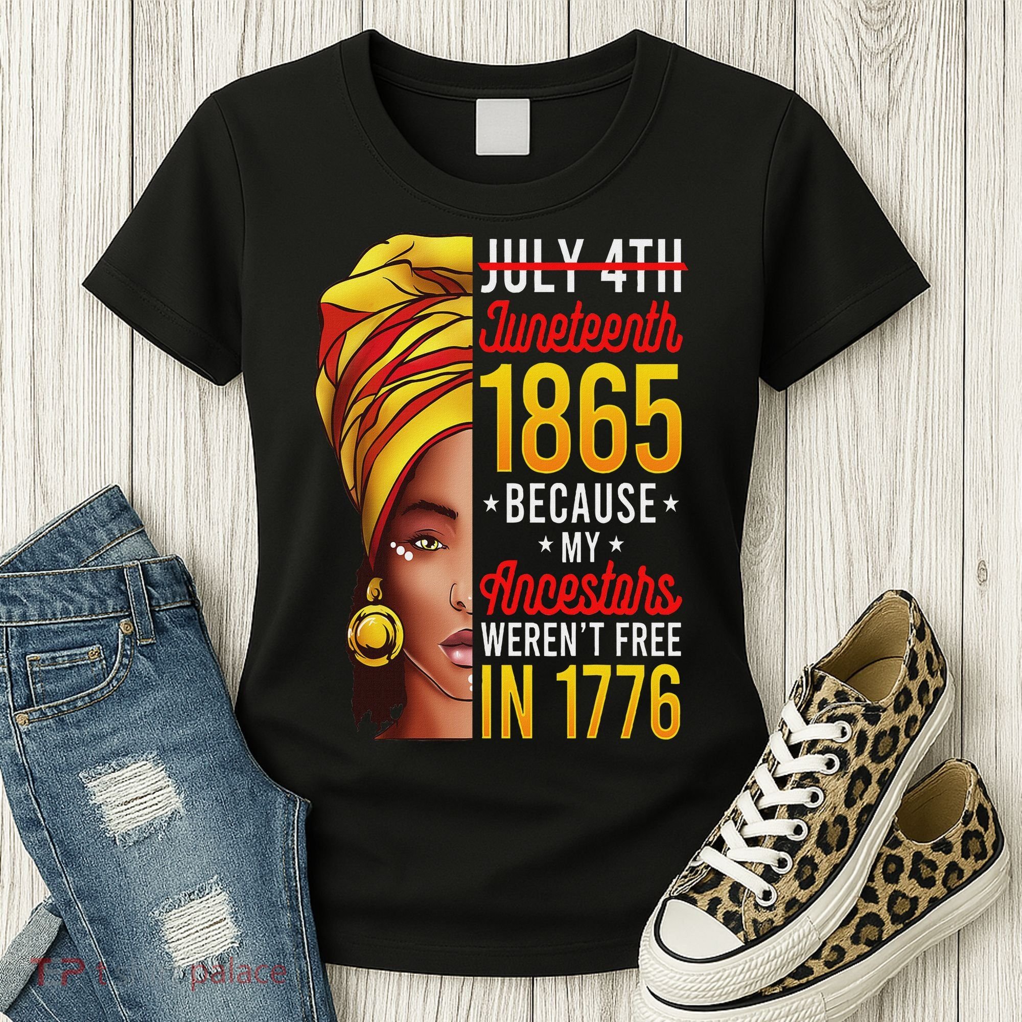 Junenth S Women Junenth African American Women's T-Shirt