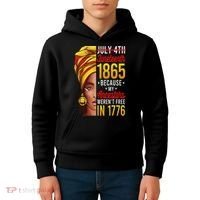 Junenth S Women Junenth African American Kids Hoodie thumb 4
