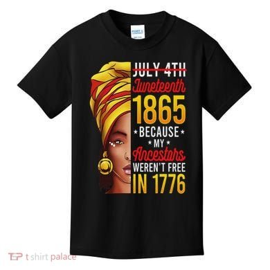 Junenth S Women Junenth African American Kids T-Shirt