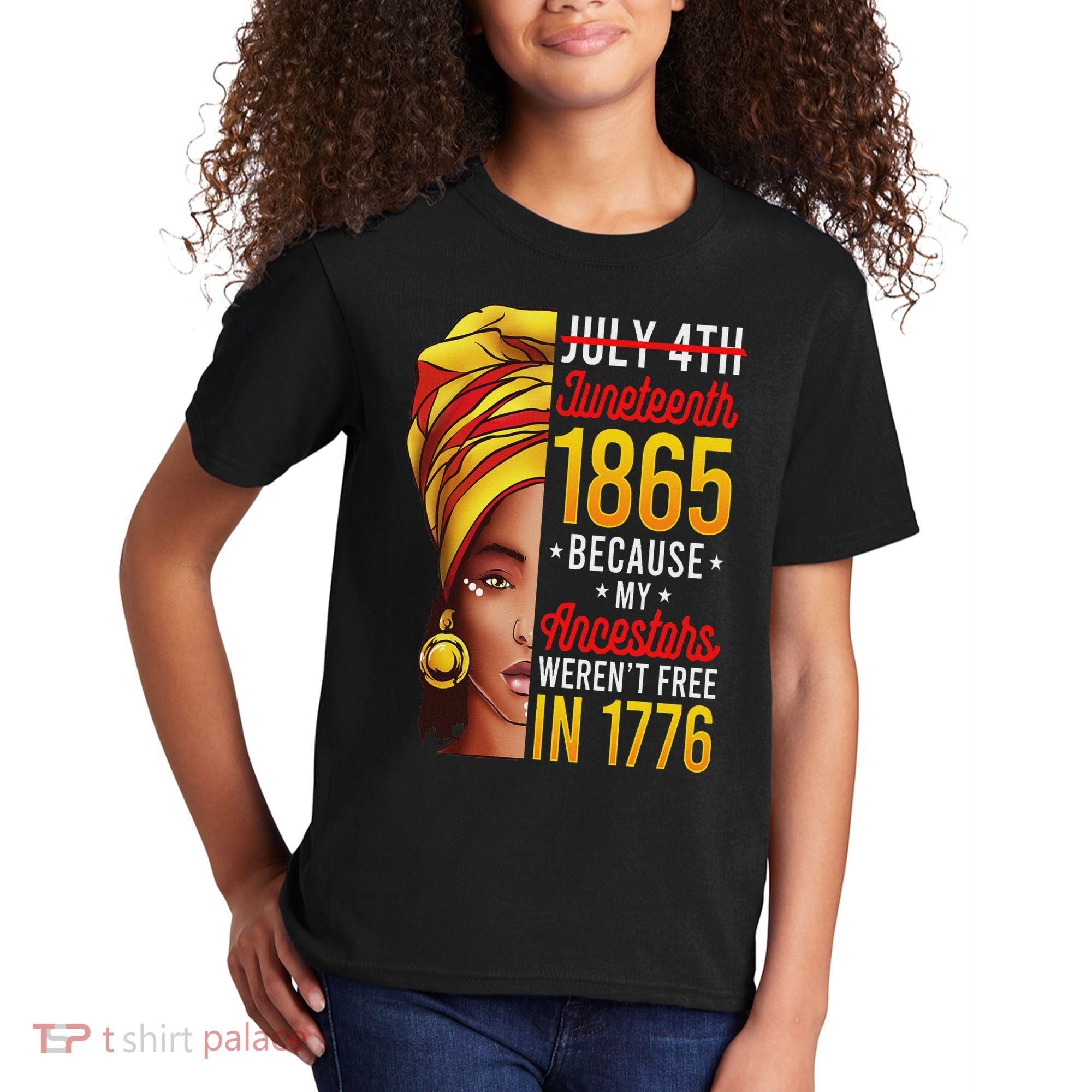 Junenth S Women Junenth African American Kids T-Shirt