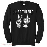 Just Turned 21 Birthday Gifts Sweatshirt thumb 0