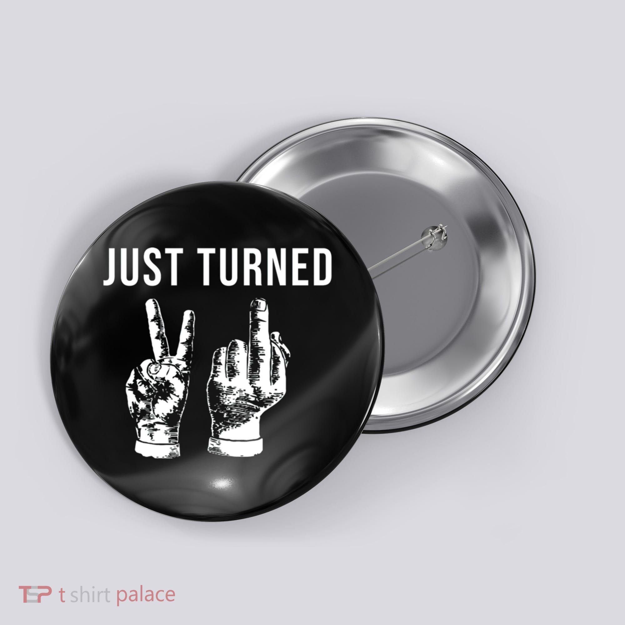 Just Turned 21 Birthday Gifts Button
